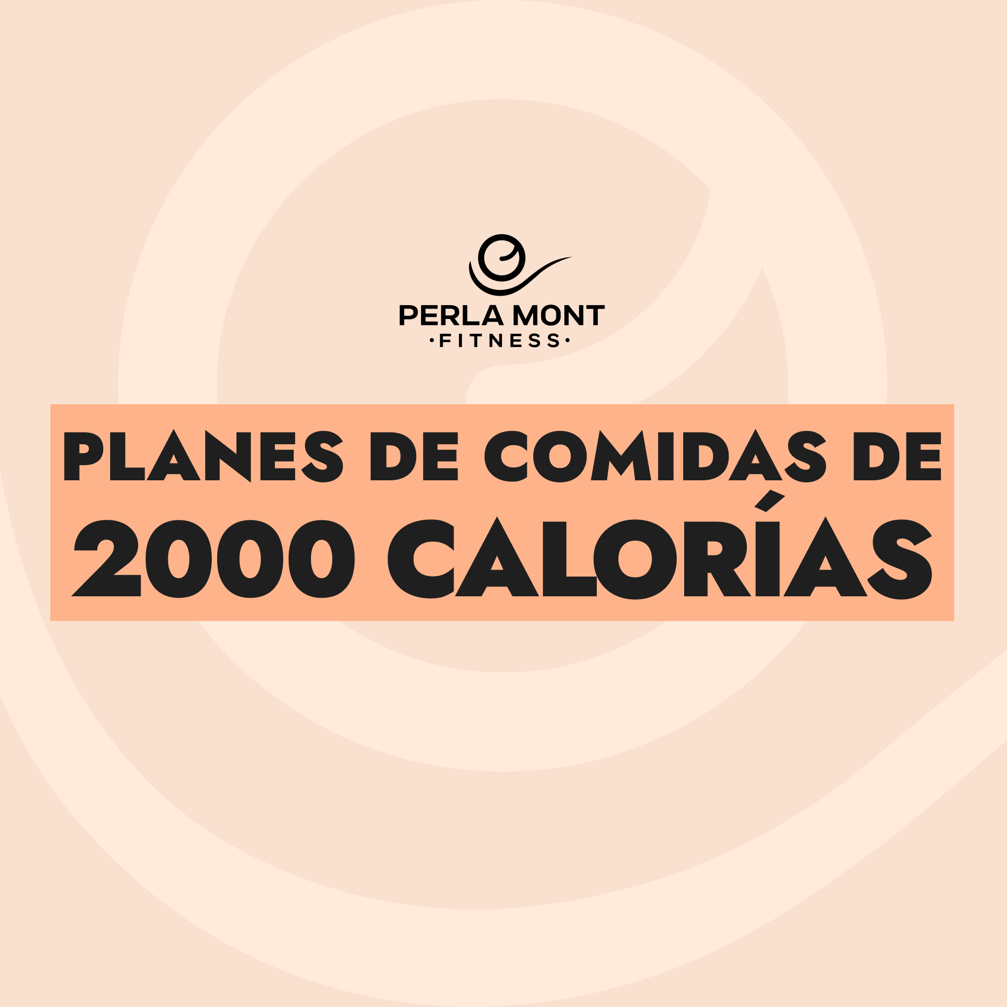 Plan de Comidas de 2000 Calorías